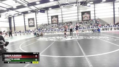 105 lbs Cons. Round 6 - Kierstyn Azure, La Grande vs Darlin Albarran, Foothill High (Bakersfield)