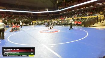 113 Class 3 lbs Champ. Round 1 - Manny McCauley, Warrenton vs Landon Westfall, Kearney