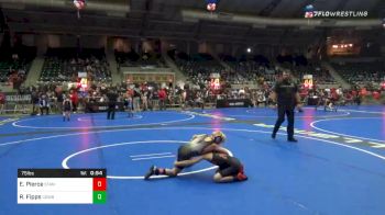 75 lbs Semifinal - Easton Pierce, Standfast vs Rustin Fipps, Cowboy WC