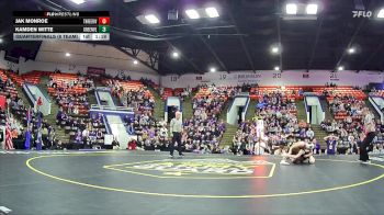 126 lbs Quarterfinals (8 Team) - Jak Monroe, Three Rivers HS vs Kamden Witte, Greenville HS