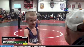 5 lbs Round 2 - Cooper Spurling, Tomahawk Wrestling Club vs Kameron Wilsey, Keokuk Kids Wrestling Club