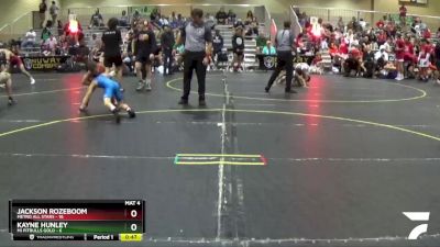 65 lbs Finals (8 Team) - Kayne Hunley, Mi Pitbulls Gold vs Jackson Rozeboom, Metro All Stars