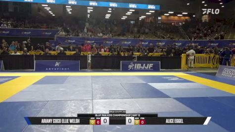 Alice Eggel vs Ariany Coco Ellie Welsh 2026 Pan Kids Jiu-Jitsu IBJJF Championship