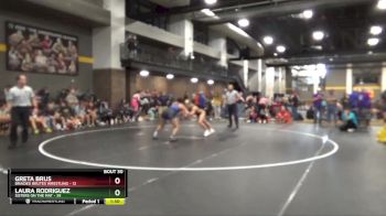 155 lbs Round 4 (16 Team) - Laura Rodriguez, Sisters On The Mat vs Greta Brus, Braided Brutes Wrestling