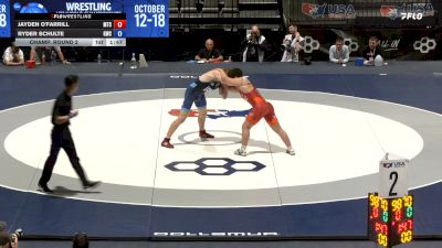 80 Finals kg Champ. Round 2 - Jayden O'Farrill, M2 Training Center vs Ryder Schulte, Grindhouse Wrestling Club