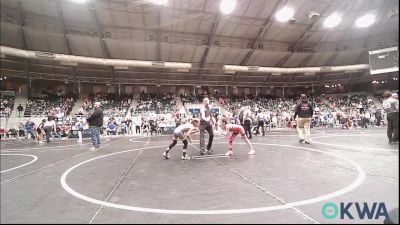 67 lbs Round Of 16 - Jerzey Charlton, Beggs Youth Wrestling Program vs Van Robison, Bristow Elementary Wrestling Club