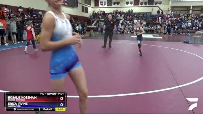 14U-1 lbs Rr2 - Rosalie Kossman, Prairie Du Chien vs Erica Irvine, Unattached