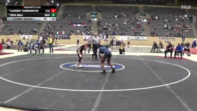 132 lbs Champ. Round 1 - Diva Hall, Moore vs Cassidy Harrington, Fort Campbell