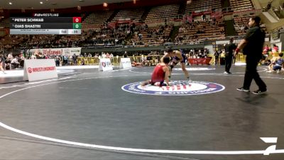 Junior Boys - 190 lbs Cons. Round 5 - Peter Schwab vs Ojas Shastri