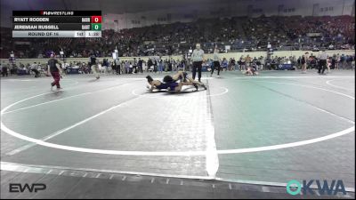 119 lbs Round Of 16 - Ryatt Rodden, Harrah Little League Wrestling vs Jeremiah Russell, Bartlesville Wrestling Club