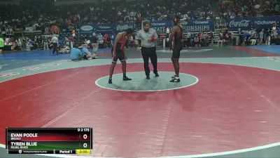 D 2 175 lbs Champ. Round 2 - Evan Poole, Brusly vs Tyren Blue, Pearl River