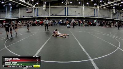 72 lbs Round 1 (10 Team) - Tanner Rivara, FLOW vs Brody Bafia, Undisputed Wrestling