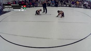 17 lbs Semifinal - Kane Titus, Palmer vs Carter Haag, Nebraska Elite Wrestling Club