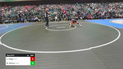 130 lbs Round Of 16 - Vania Diego, Toppenish vs Makenzi McCoy, Wasatch