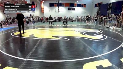 126 lbs Cons. Round 1 - Tallen Martin, Reel Wrestling Club vs Brady Hirschey, Virginia Team Predator