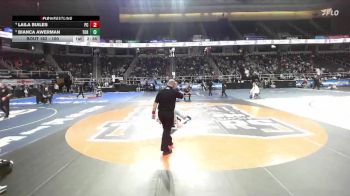 100 lbs Quarterfinal - Bianca Awerman, Town Of Huntington-11 vs Laila Builes, Port Chester-1