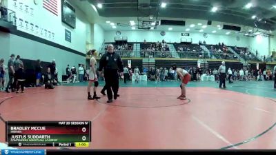 119 lbs Champ. Round 1 - Bradley McCue, Indiana vs Justus Suddarth, Contenders Wrestling Academy