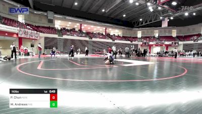 110 lbs Consolation - Pukiya Chun, Poteau High School Girls vs Milla Andrews, Fayetteville High School