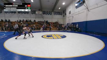 148 lbs Cons. Round 1 - Jason Muench, Santa Teresa vs Benjamin Rosen, Gunn