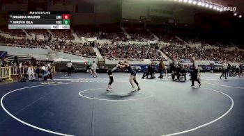 120-D2 5th Place Match - Brianna Maltos, Lake Havasu High School vs Jordyn Isla, Yuma Catholic High School