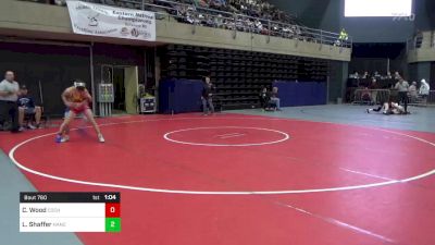 128 lbs Quarterfinal - Collin Wood, Cochranville, PA vs Landyn Shaffer, Hancock, NY