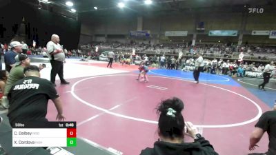 58 lbs Rr Rnd 3 - Cora Dalbey, Ridge WC vs Xenia Cordova, High Elevation