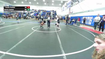 100 lbs Cons. Round 7 - Paige Peters, Ventura vs Maiya Duran, JW North