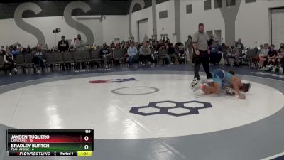 119 lbs Round 3 - Jayden Tuquero, LAW/Crass vs Bradley Burtch, Team Atomic