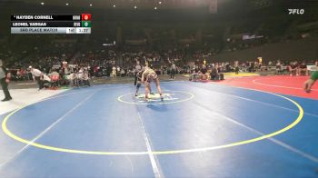 3A Boys 132 lbs 3rd Place Match - Hayden Cornell, Burns Boys vs Leonel Vargas, Riverside (Boardman) Boys