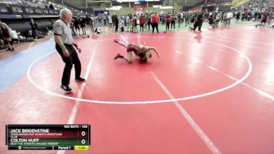 138 lbs Champ. Round 1 - Jack Bridenstine, Coon Rapids Mat Bandits Wrestling Club vs Colton Huff, Beat The Streets Chicago-Midway