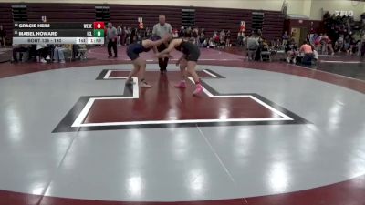 190 lbs Round 1 - Gracie Heim, West Delaware vs Mabel Howard, Iowa City Liberty