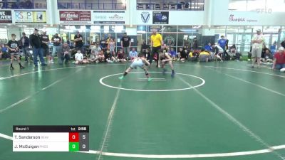 65 lbs Round 1 - Trey Sanderson, Beaver Local vs Jake McGuigan, Pheonix Wrestling Club Red