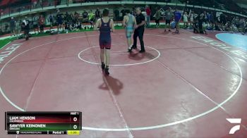 132 lbs Semifinal - Sawyer Keinonen, Oregon vs Liam Henson, California