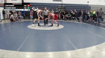 195 lbs Round 4 - Liam Bower, Garden Valley Wrestling Club vs Conner Smith, Fighting Squirrels Wrestling Club
