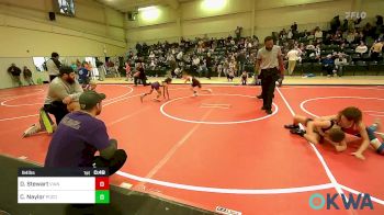 64 lbs Final - Daxton Stewart, Vian Wrestling Club vs Colt Naylor, Pocola Youth Wrestling