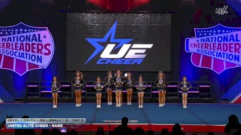 United Elite Cheer - Sass [2026 L1 Youth - D2 - Small - A Day 2] 2026 NCA All-Star National Championship