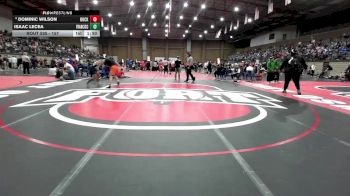 157 lbs Champ. Round 2 - Isaac Lecea, Francis Howell Central vs Dominic Wilson, Rockwall