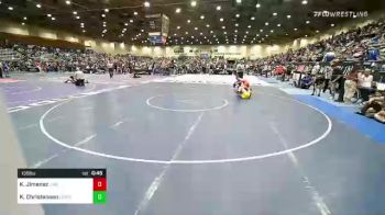 135 lbs Consi Of 64 #2 - Kenji Jimenez, Ukiah Wrestling Club vs Kutter Christensen, Legacy Elite Wrestling Club