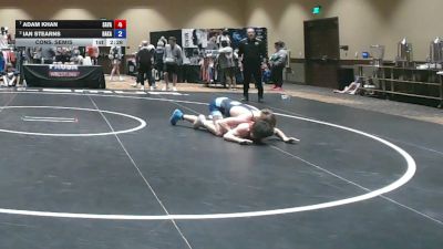 126 lbs Cons. Semis - Adam Khan, Savage vs Ian Stearns, Bad Karma