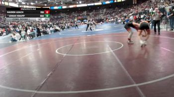 3A 157 lbs Cons. Round 1 - Jonah Knapp, Hagerman vs Haiden Leach, Priest River