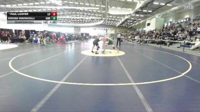157 lbs Quarterfinal - Steven Ventricelli, Oswego State vs Paul Lichter, St. John Fisher