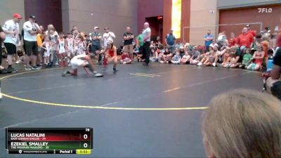 78 lbs Semis & 1st Wrestleback (8 Team) - Ezekiel Smalley, The Missouri Maulers vs Lucas Natalini, East Kansas Eagles