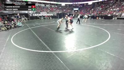 D1-215 lbs Champ. Round 1 - McCoy Smith, Waunakee vs Austin McHugh, Hortonville