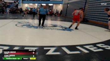 220 lbs Quarterfinal - Cash Weeks, Middleton vs Kaleb Grove, Weiser