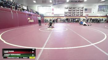 126 lbs Champ. Round 2 - Cade Dunn, LIBERTY vs Aaron Hernandez, SM WEST