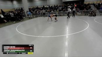 132 lbs Quarterfinal - Maksim Mukhamedaliyev, Izzy Style Wrestling vs Damien Reyes, Goldman`s Wrestling Academy Of The Rockies