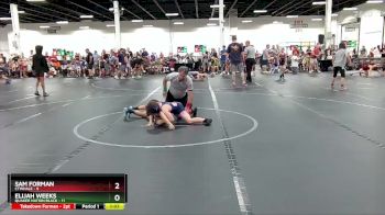 72 lbs Round 3 (4 Team) - Sam Forman, CTWHALE vs Elijah Weeks, Quaker Nation Black