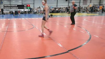 84 lbs Round 4 - 2:15pm Saturday - Maddox Plembeck, POWA vs Brayden Kessler, PA USA