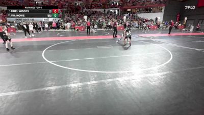 80 lbs Cons. Round 2 - Ava Howe, Waupaca vs Ariel Woods, Stateline Stingers