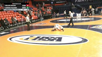 1A 215 lbs Cons. Round 2 - Keller Stocks, Mt. Zion vs Jarrod Fulcher, Heyworth